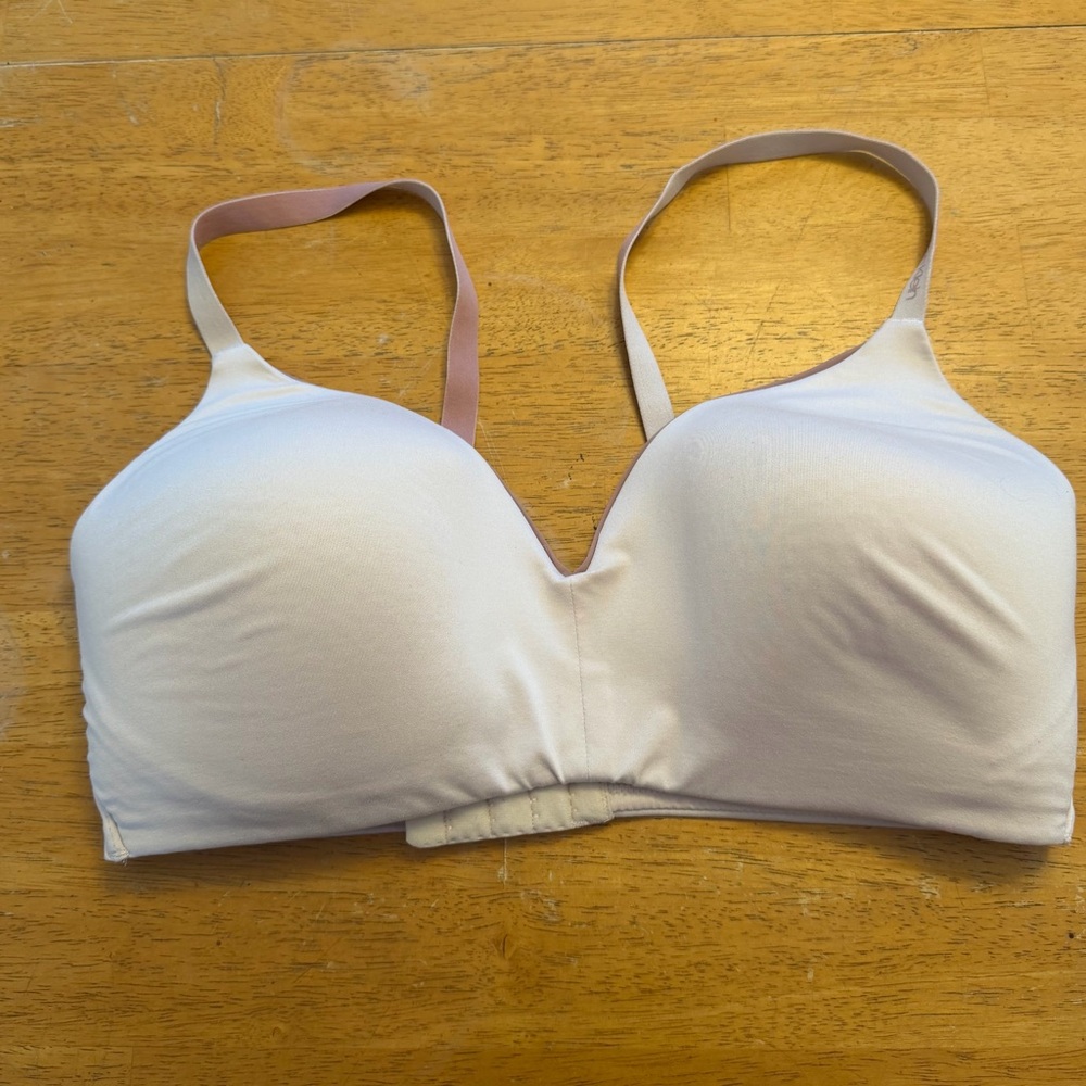 ✅ Calvin Klein large fits 36D pink wireless lightly padded bra convertible strap